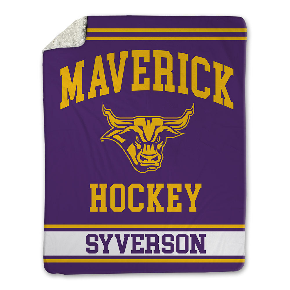 Minn. St. - NCAA Men's Ice Hockey : Matthew Syverson - Blanket-0