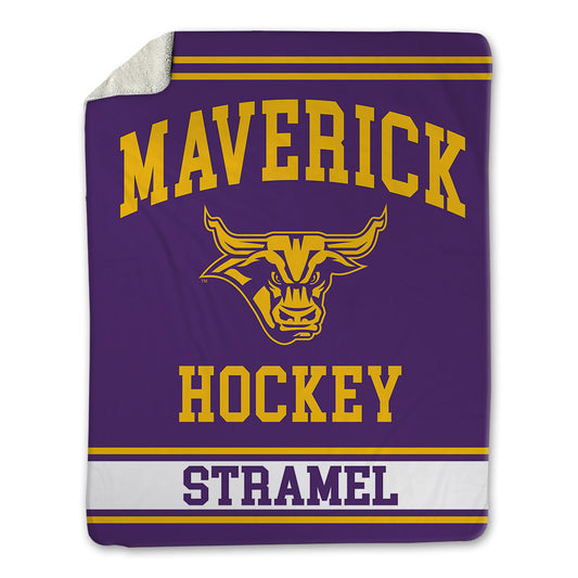 Minn. St. - NCAA Women's Ice Hockey : Sophie Stramel - Blanket-0