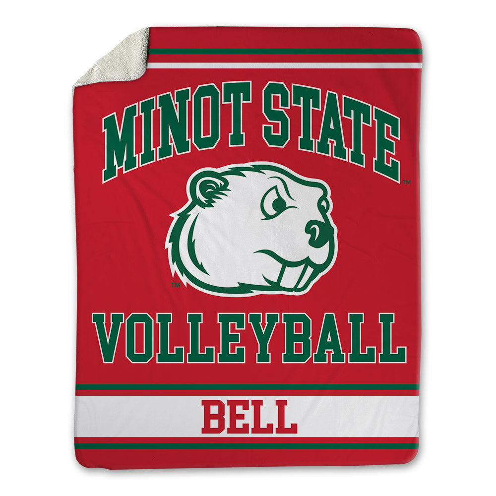 Minot State - NCAA Women's Volleyball : Jasmin Bell - Blanket-0