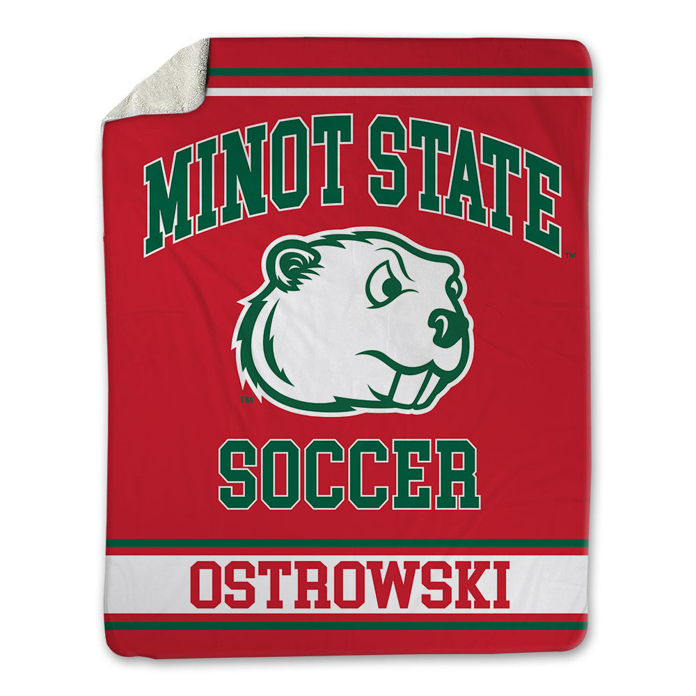 Minot State - NCAA Women's Soccer : Morgan Ostrowski - Blanket-0