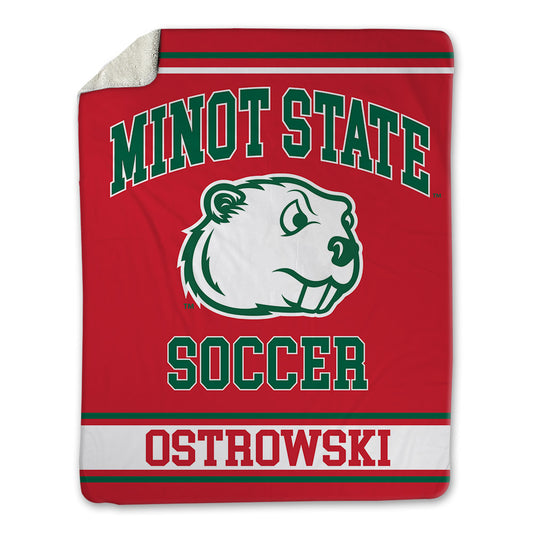 Minot State - NCAA Women's Soccer : Morgan Ostrowski - Blanket-0