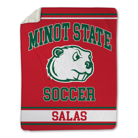 Minot State - NCAA Women's Soccer : Leah Salas - Blanket-0