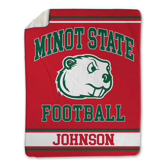 Minot State - NCAA Football : Tyler Johnson - Blanket-0