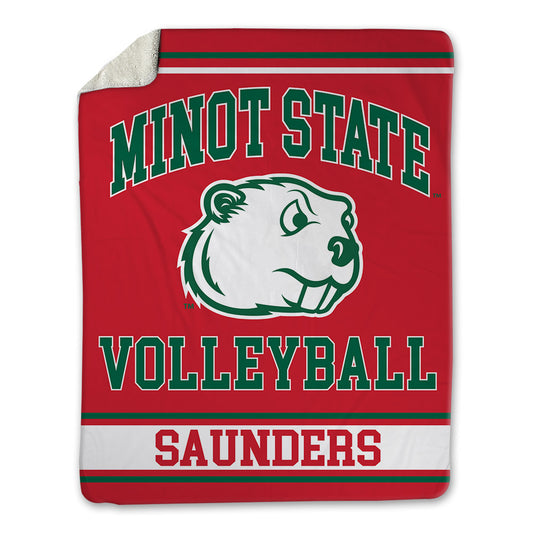 Minot State - NCAA Women's Volleyball : Haley Saunders - Blanket-0