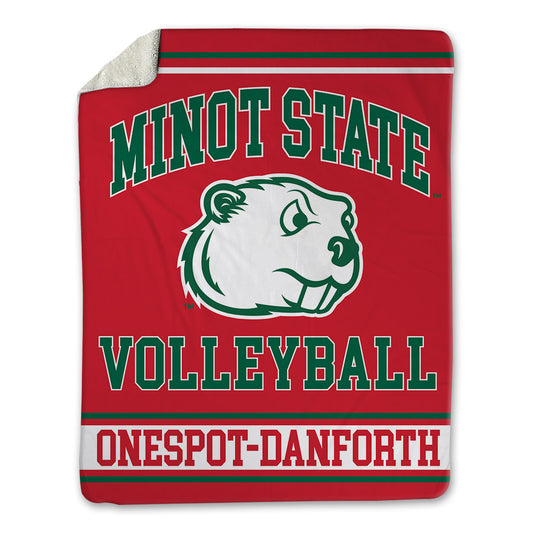 Minot State - NCAA Women's Volleyball : Katelyn Onespot-Danforth - Blanket-0