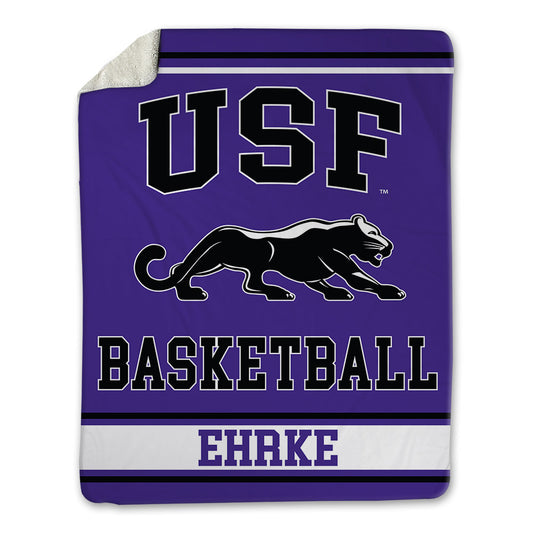 Sioux Falls - NCAA Men's Basketball : Eli Ehrke - Blanket-0