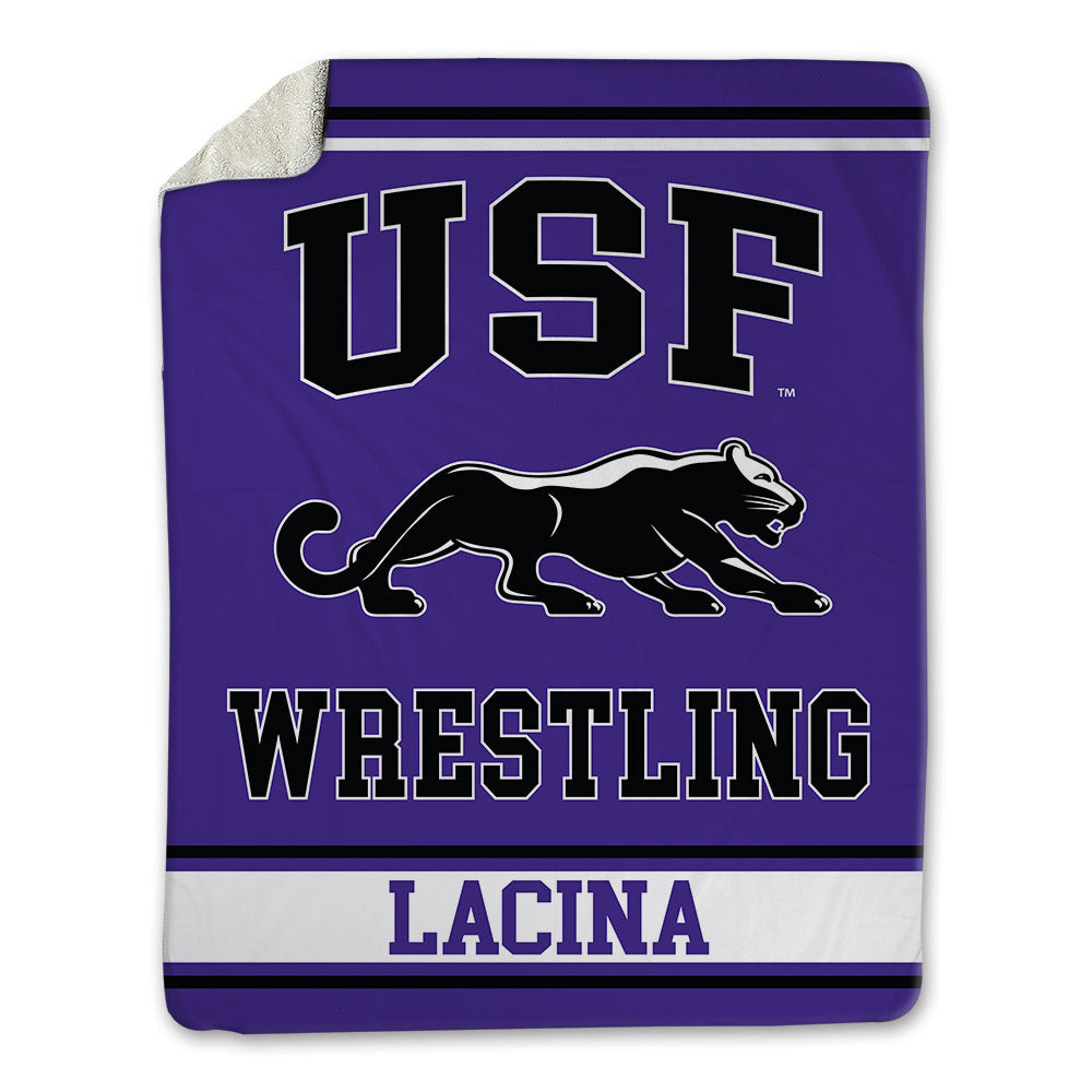 Sioux Falls - NCAA Wrestling : Timothy Lacina - Blanket-0