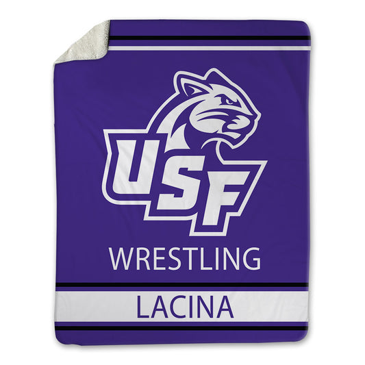 Sioux Falls - NCAA Wrestling : Timothy Lacina - Blanket-0