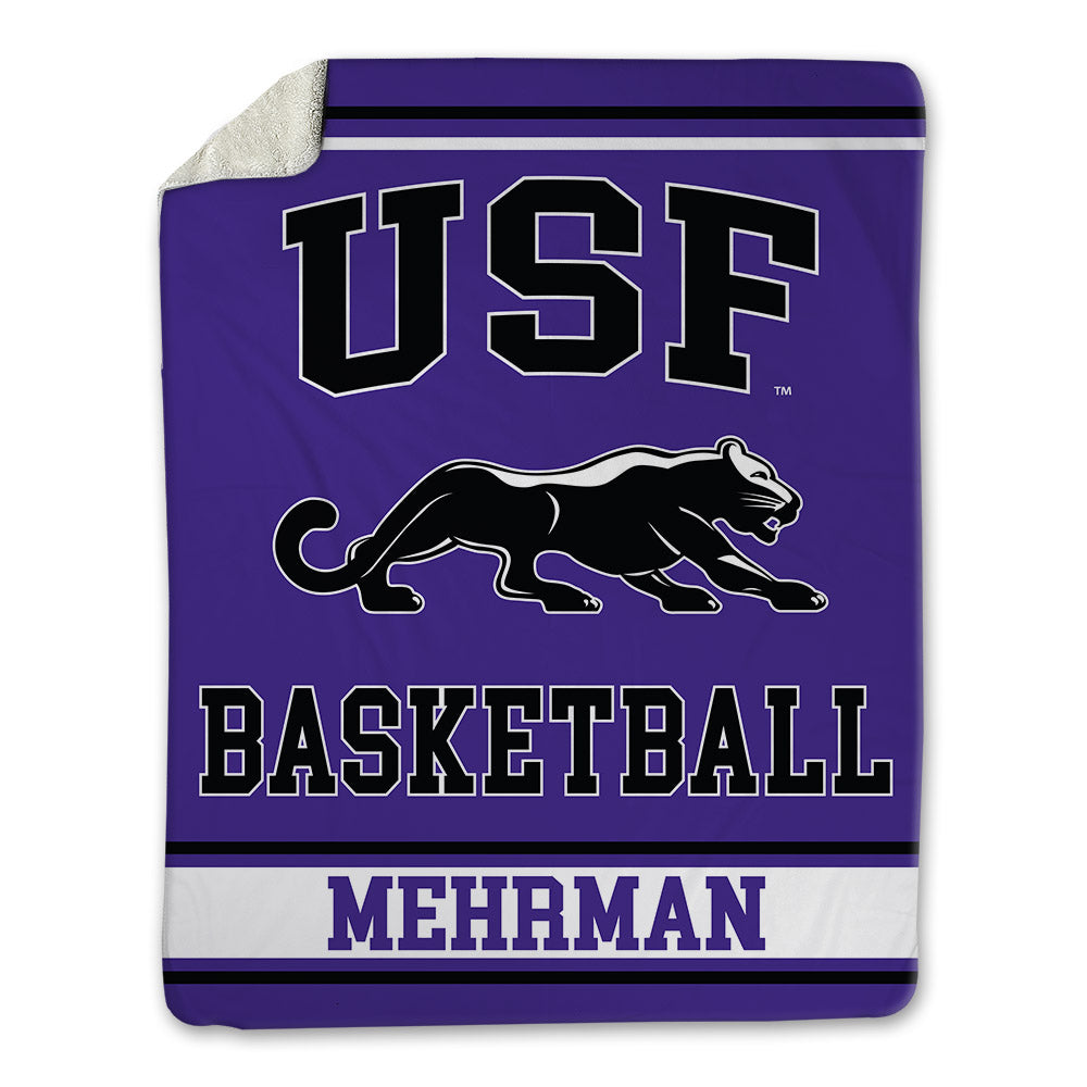 Sioux Falls - NCAA Men's Basketball : Jacoby Mehrman - Blanket-0