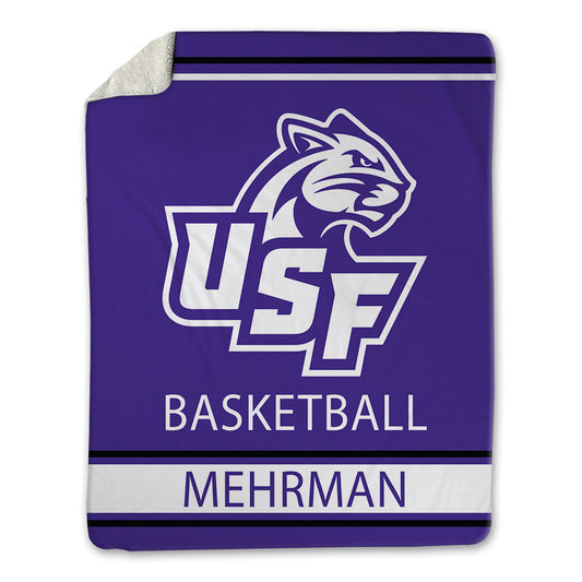 Sioux Falls - NCAA Men's Basketball : Jacoby Mehrman - Blanket-0