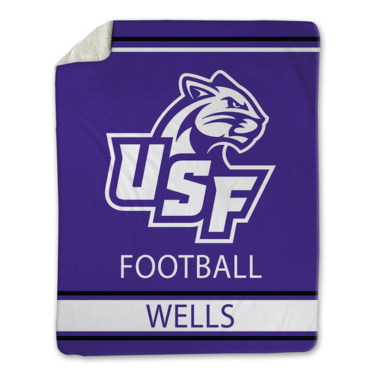 Sioux Falls - NCAA Football : Mauloa Wells - Blanket-0