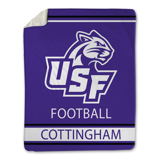 Sioux Falls - NCAA Football : Joe Cottingham - Blanket-0