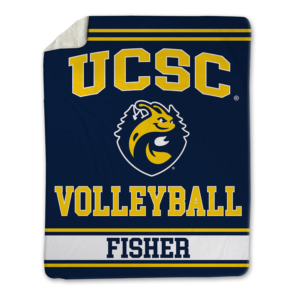 UCSC - NCAA Men's Volleyball : Noy Fisher - Blanket-0