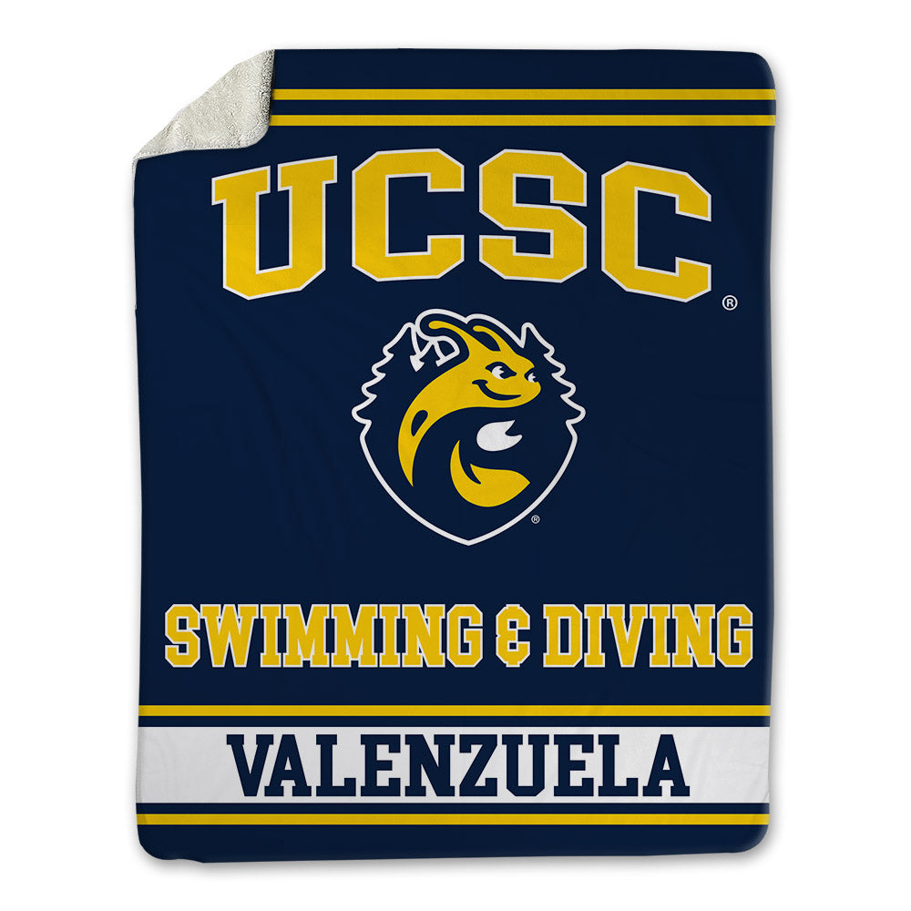 UCSC - NCAA Women's Swimming & Diving : Briseis Valenzuela - Blanket-0