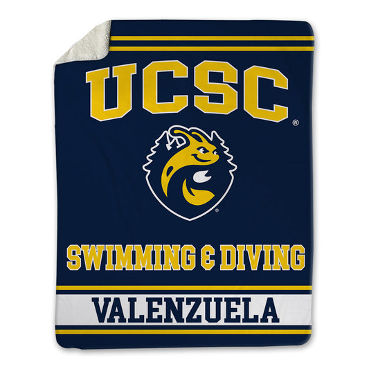 UCSC - NCAA Women's Swimming & Diving : Briseis Valenzuela - Blanket-0