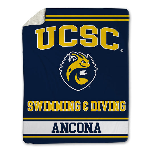 UCSC - NCAA Women's Swimming & Diving : Siena Ancona - Blanket-0