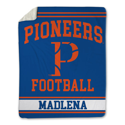 UW Platteville - NCAA Football : Ty Madlena - Blanket-0