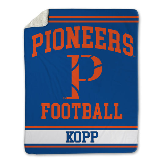 UW Platteville - NCAA Football : Beau Kopp - Blanket-0
