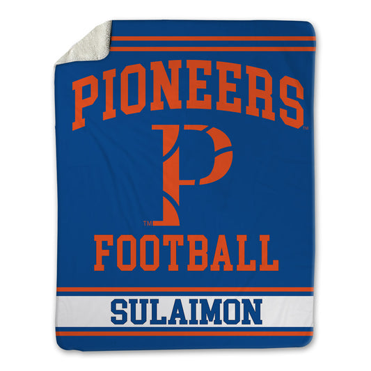 UW Platteville - NCAA Football : Ola Sulaimon - Blanket-0