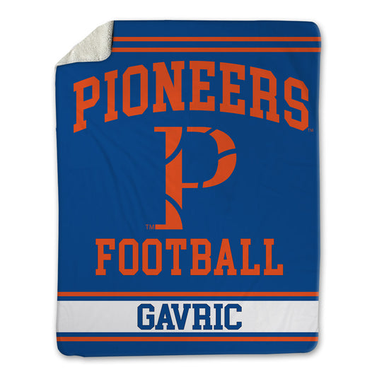 UW Platteville - NCAA Football : Kristian Gavric - Blanket-0