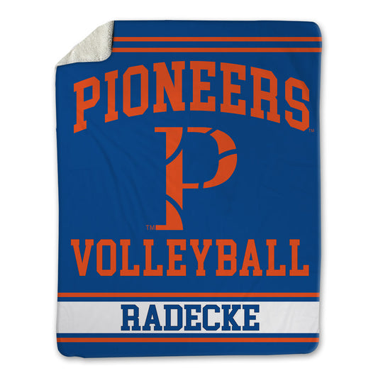 UW Platteville - NCAA Women's Volleyball : Brooklyn Radecke - Blanket-0