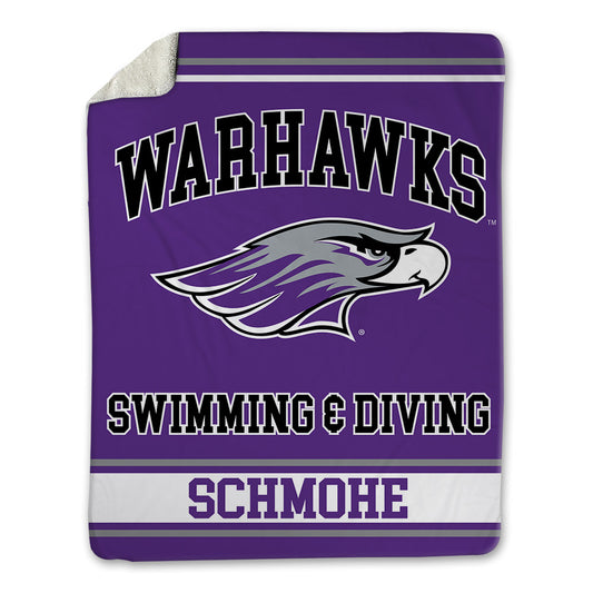 UW-Whitewater - NCAA Men's Swimming & Diving : Ethan Schmohe - Blanket-0