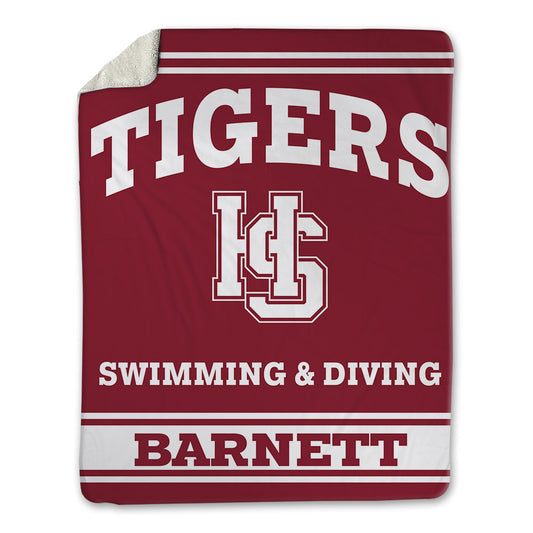 HSC - NCAA Men's Swimming & Diving : Ryan Barnett - Blanket-0