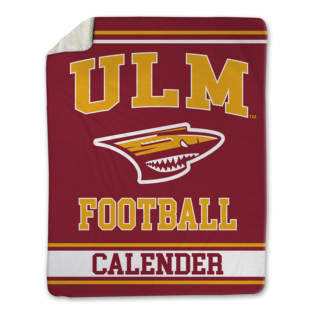 ULM - NCAA Football : Jaeden Calender - Blanket-0