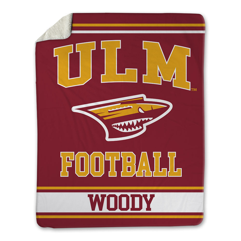 ULM - NCAA Football : Tae Woody - Blanket-0