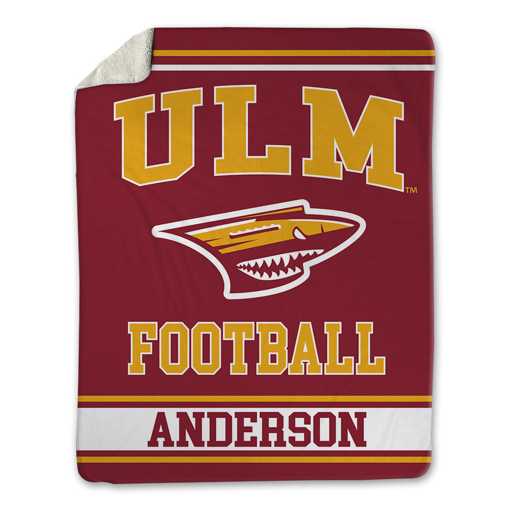 ULM - NCAA Football : Davin Anderson - Blanket-0