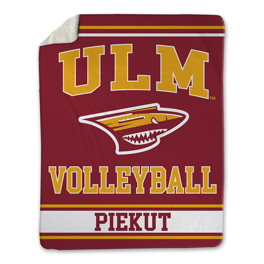 ULM - NCAA Women's Volleyball : Amelia Piekut - Blanket-0