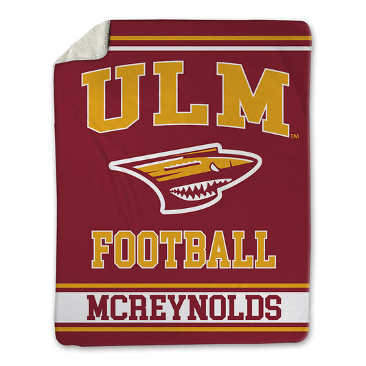 ULM - NCAA Football : Braylon Mcreynolds - Blanket-0