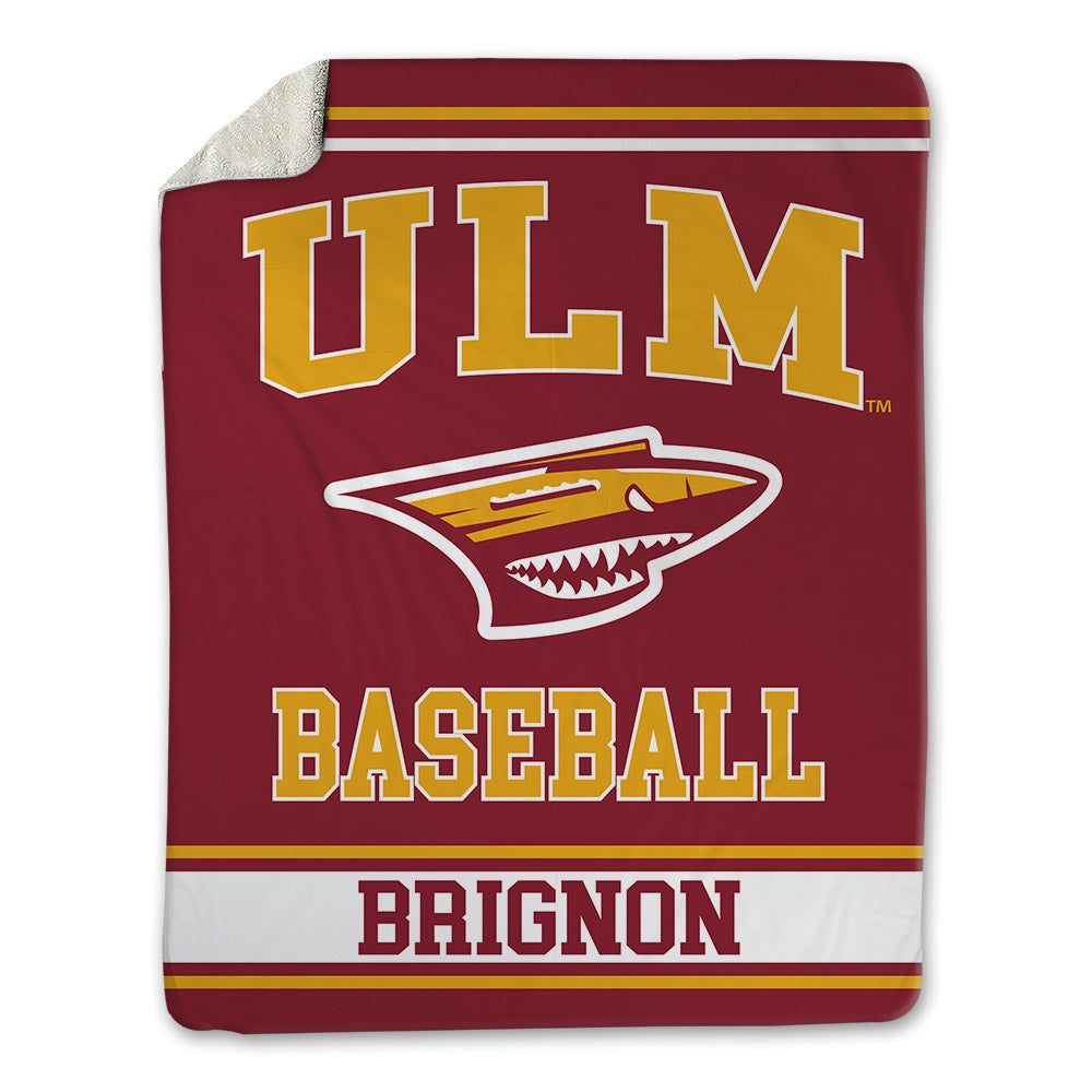 ULM - NCAA Baseball : Major Brignon - Blanket-0