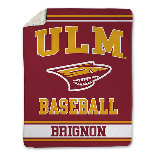 ULM - NCAA Baseball : Major Brignon - Blanket-0