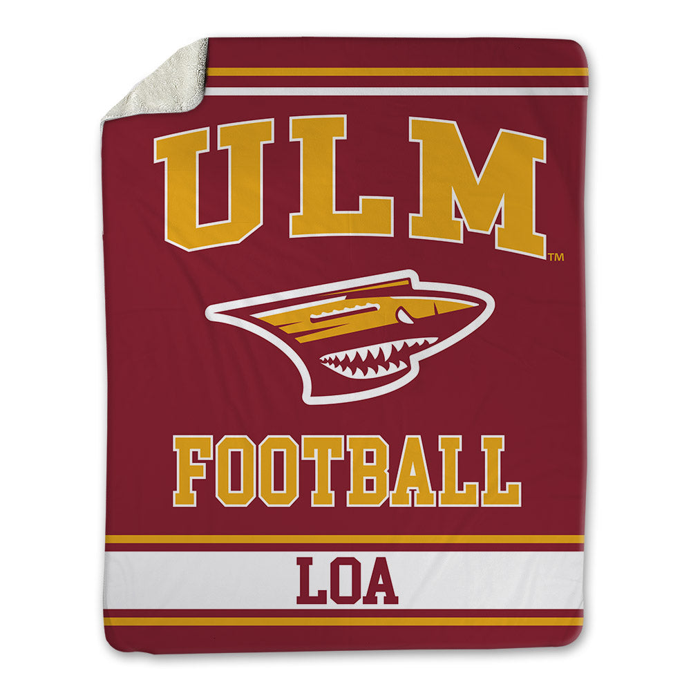 ULM - NCAA Football : Ziggy Loa - Blanket-0