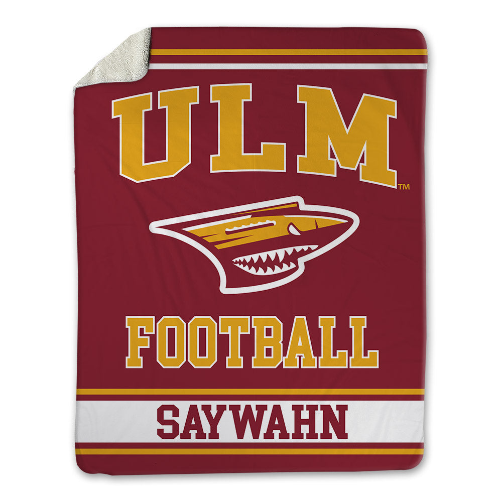 ULM - NCAA Football : Stephen Saywahn - Blanket-0