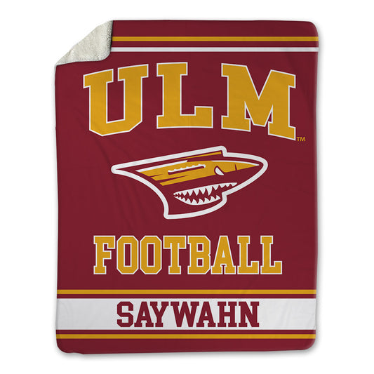 ULM - NCAA Football : Stephen Saywahn - Blanket-0