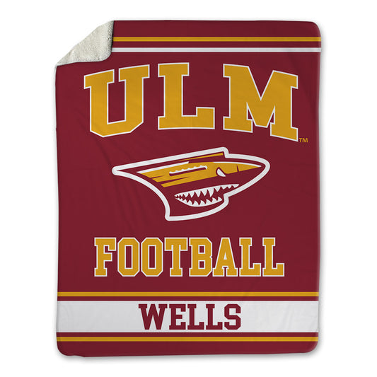 ULM - NCAA Football : Kevontay wells - Blanket-0