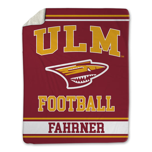 ULM - NCAA Football : Marat Fahrner - Blanket-0