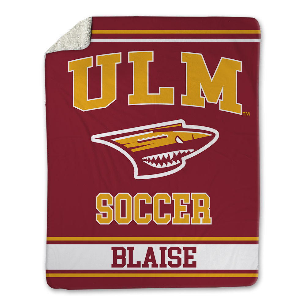 ULM - NCAA Women's Soccer : Skylar Blaise - Blanket-0