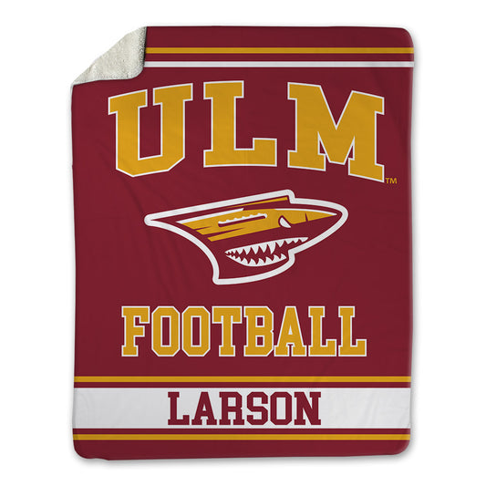 ULM - NCAA Football : Max Larson - Blanket-0