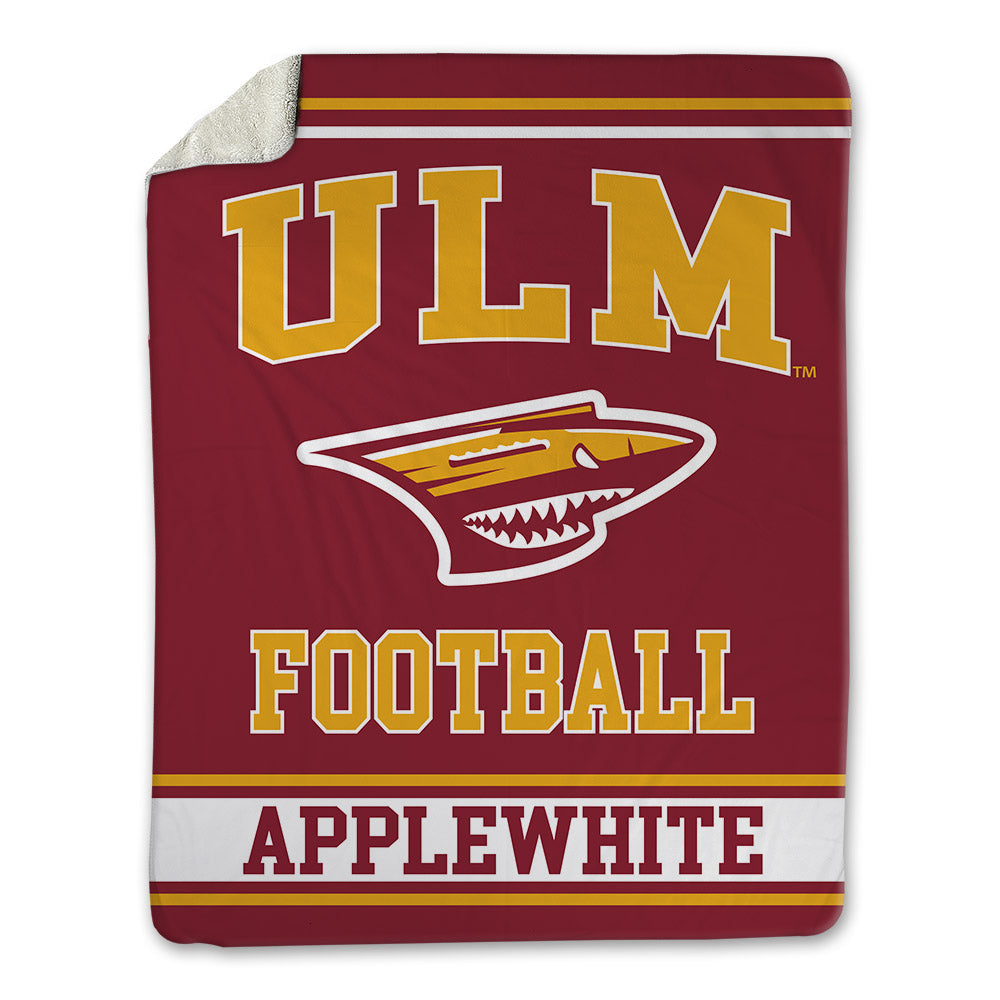 ULM - NCAA Football : David Applewhite - Blanket-0