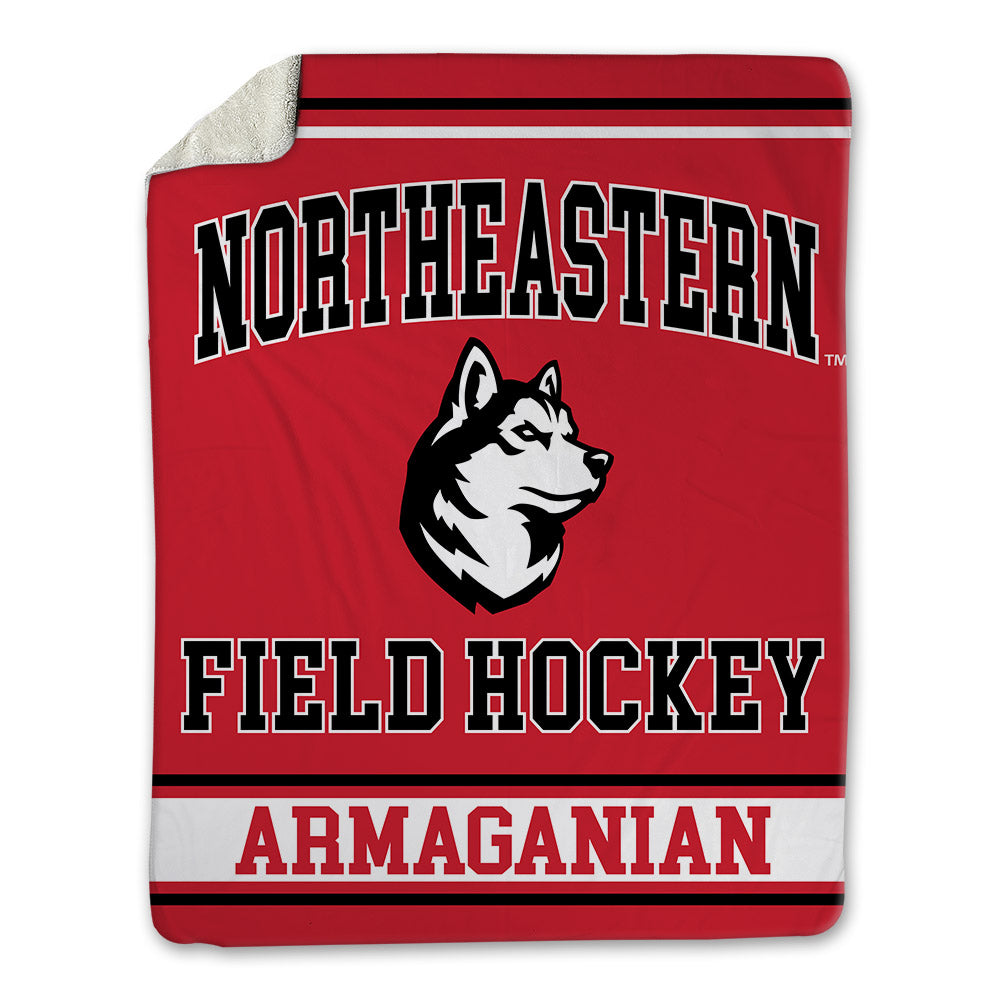 Northeastern - NCAA Women's Field Hockey : Camille Armaganian - Blanket-0