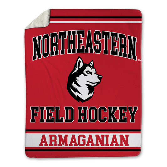 Northeastern - NCAA Women's Field Hockey : Camille Armaganian - Blanket-0