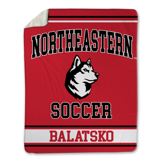 Northeastern - NCAA Men's Soccer : Sergey Balatsko - Blanket-0