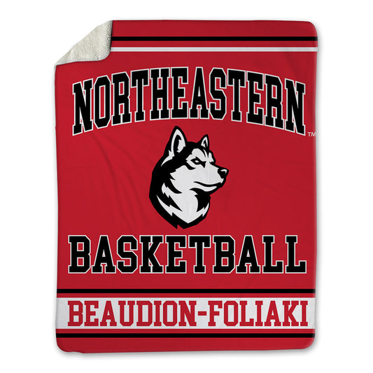 Northeastern - NCAA Women's Basketball : Kailee Beaudion-Foliaki - Blanket-0