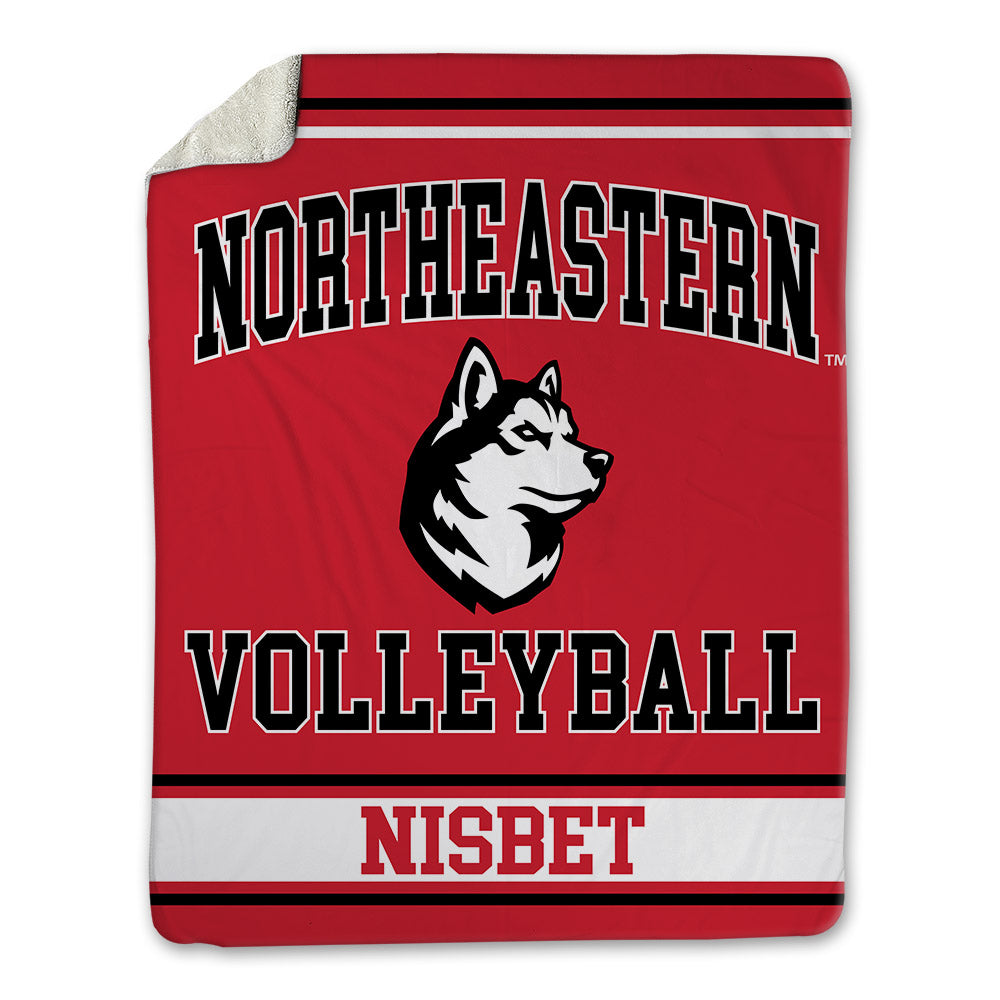 Northeastern - NCAA Women's Volleyball : Reagan Nisbet - Blanket-0