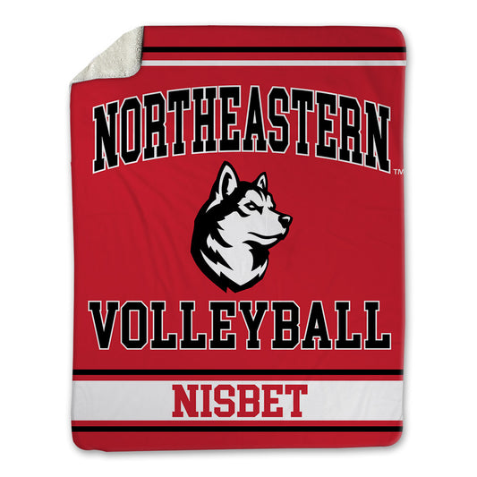 Northeastern - NCAA Women's Volleyball : Reagan Nisbet - Blanket-0