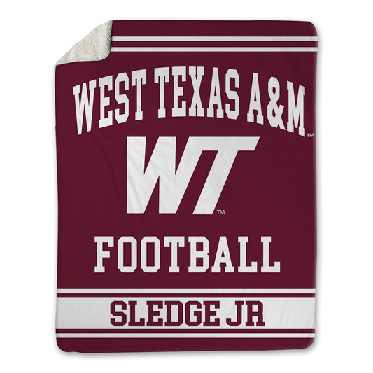 WTAMU - NCAA Football : Gene Sledge jr - Blanket-0