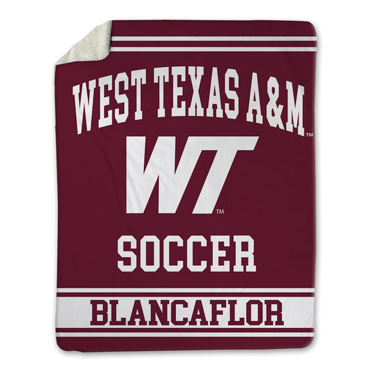 WTAMU - NCAA Women's Soccer : Franciezca Blancaflor - Blanket-0
